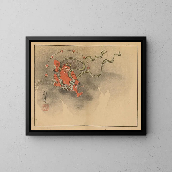 Sakai Hoitsu, bloemen- en vogelkunst - Sakai Hōitsu — ingelijst kunstwerk aan de muur