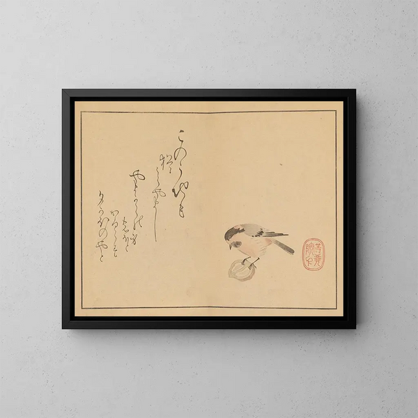 Sakai Hoitsu, schilderkunst 17 - Sakai Hōitsu — ingelijst kunstwerk aan de muur