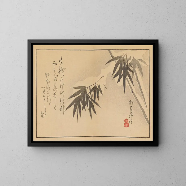 Sakai Hoitsu, schilderkunst 19 - Sakai Hōitsu — ingelijst kunstwerk aan de muur