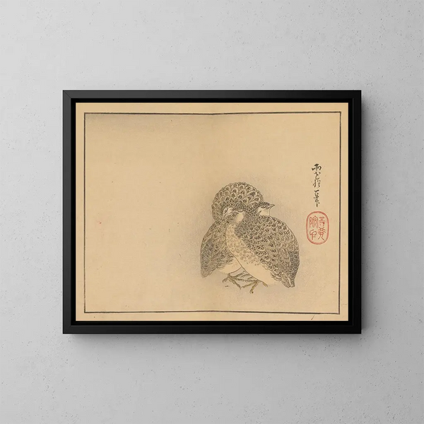 Sakai Hoitsu, schilderkunst 20 - Sakai Hōitsu — ingelijst kunstwerk aan de muur
