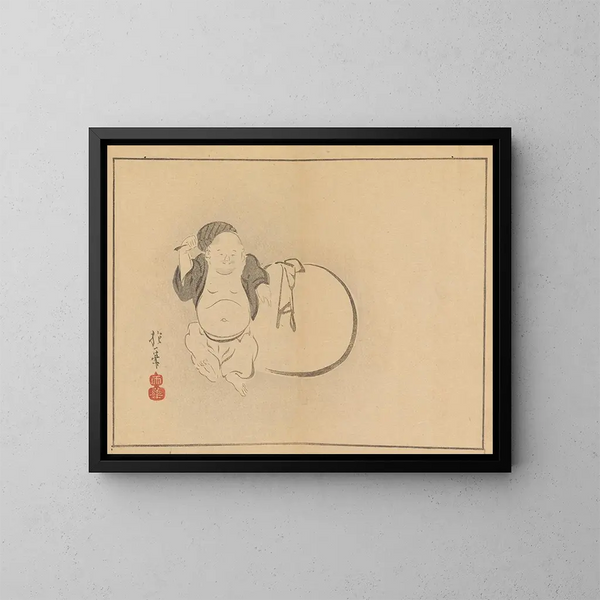Sakai Hoitsu, schilderkunst 23 - Sakai Hōitsu — ingelijst kunstwerk aan de muur