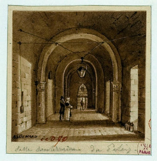 Salle souterraine du Palais de Justice - Auguste-Sébastien Bénard