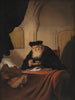 An old man counting his money - Salomon Koninck — artwork view