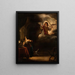 The Annunciation - Salomon Koninck — framed artwork on a wall