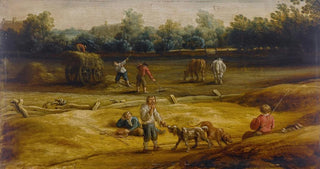 Salomon van Ruysdael - Peasants harvesting.webp