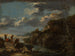 Bende op een rotsachtige kust - Salvator Rosa — weergave van het kunstwerk