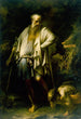 Diogène jetting zijn beker - Salvator Rosa — weergave van het kunstwerk