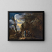 Kruisiging van Polycrate - Salvator Rosa — ingelijst kunstwerk aan de muur