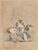 De luitspeler - Salvatore Valeri — weergave van het kunstwerk