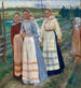 Zaterdagavond - Carl Wilhelmson — weergave van het kunstwerk