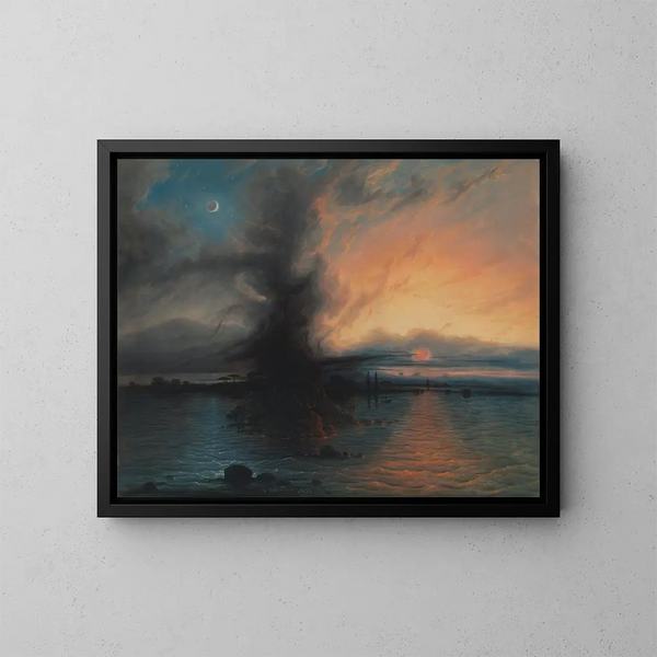 Le Rocher du Salut - Samuel Colman — ingelijst kunstwerk aan de muur