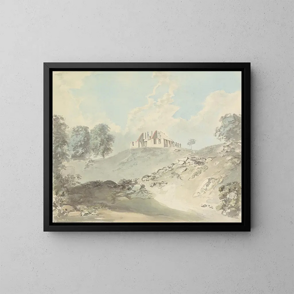 Colgong nabij Bhagalpur - Samuel Davis — ingelijst kunstwerk aan de muur