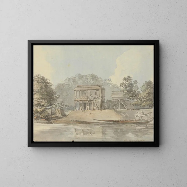 Murshidabad - Samuel Davis — ingelijst kunstwerk aan de muur