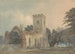 Oude kerk van St Lawrence Ayot St Lawrence Hertfordshire - Samuel Davis — weergave van het kunstwerk