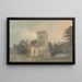 Oude kerk van St Lawrence Ayot St Lawrence Hertfordshire - Samuel Davis — ingelijst kunstwerk aan de muur