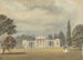 Kerkgebouw, frontaal en gedeeltelijk rechtszicht, Ayot St Lawrence, Hertfordshire - Samuel Davis — weergave van het kunstwerk