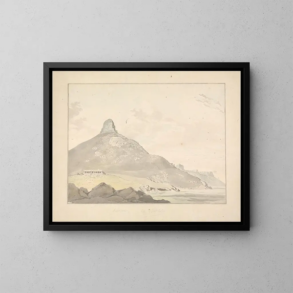 Kaap de Goede Hoop - Samuel Davis — ingelijst kunstwerk aan de muur