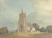L'Église dans le parc de Knebworth - Samuel Davis — weergave van het kunstwerk