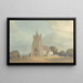 L'Église dans le parc de Knebworth - Samuel Davis — ingelijst kunstwerk aan de muur