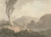 van Twee mannen met telescoop die door een rivier kijken - Samuel Davis — weergave van het kunstwerk