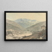 van uitzicht bij Tassisudon, Tashicho Dzong in Bhutan - Samuel Davis — ingelijst kunstwerk aan de muur