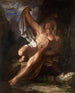 Dying Hercules — Samuel Finley Breese Morse — seated hero raising a drapery