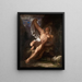 Dying Hercules — Samuel Finley Breese Morse — framed artwork on a wall