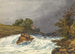 Rivierlandschap met huis - Samuel H Owen — weergave van het kunstwerk