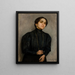 Portret van Maria Feldman - Samuel Hirszenberg — ingelijst kunstwerk aan de muur