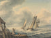Een maritiem landschap - Samuel Howitt — weergave van het kunstwerk