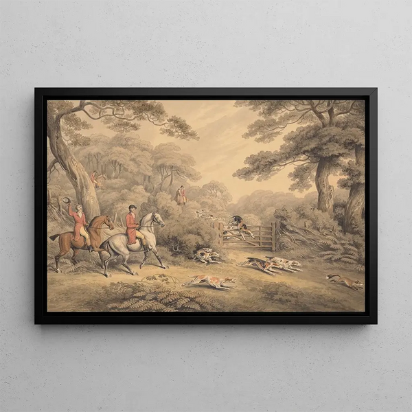 Samuel Howitt - Foxhunting Breaking Cover.webp