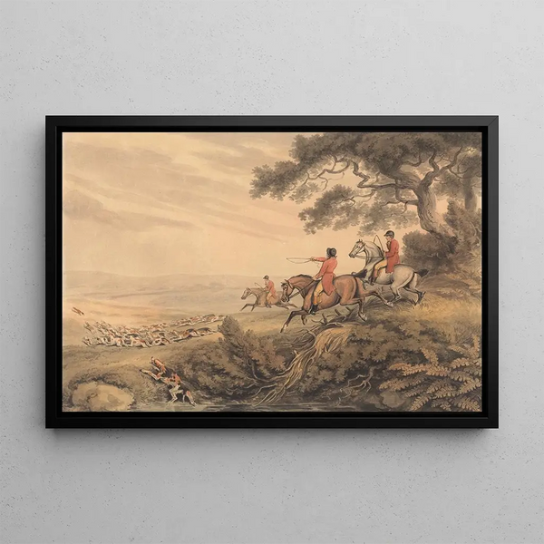 Samuel Howitt - Foxhunting The Chase.webp