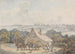 Landschap met hooiberg voor een cottage - Samuel Howitt — weergave van het kunstwerk