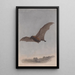 Study of a Vampire Bat - Samuel Howitt — framed artwork on a wall