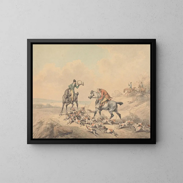 La Mort - Samuel Howitt — ingelijst kunstwerk aan de muur
