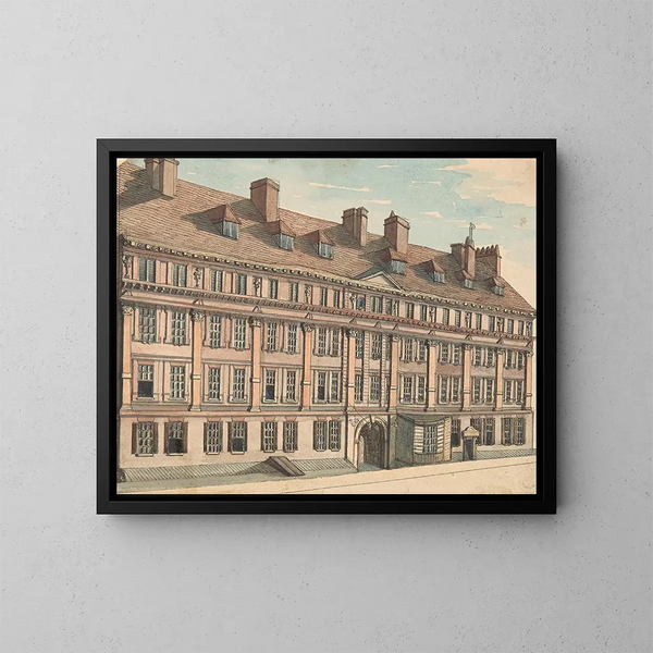 L'auberge de Furnival - Samuel Ireland — ingelijst kunstwerk aan de muur