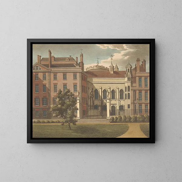 Tempel binnen - Samuel Ireland — ingelijst kunstwerk aan de muur