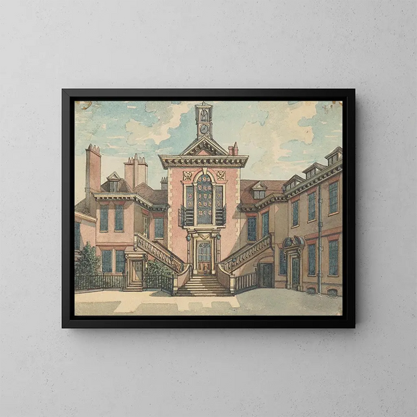 L'Auberge des Sergents - Samuel Ireland — ingelijst kunstwerk aan de muur