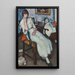 Jonge vrouw in wit - Samuel John Peploe — ingelijst kunstwerk aan de muur