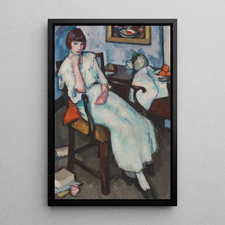 Samuel John Peploe - Girl in White.webp