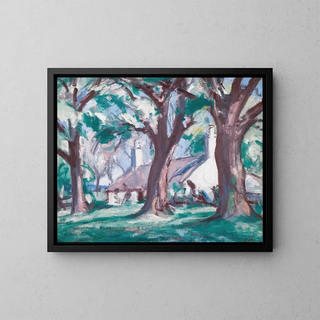 Kirkcudbright - Samuel John Peploe — ingelijst kunstwerk aan de muur