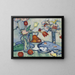 Tulips Painting - Samuel John Peploe — framed artwork on a wall