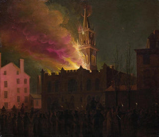 Samuel Jones - Conflagration of the Masonic Hall Chestnut Street Philadelphia Pennsylvania.webp