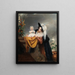 Mme Lover and her daughter - Samuel Lover — framed artwork on a wall