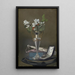 Nature morte avec éventail et pendentif - Samuel Marsden Brookes — ingelijst kunstwerk aan de muur