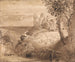 Een pastorale scène - Samuel Palmer — weergave van het kunstwerk
