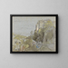 Dorp Italië omdat - Samuel Palmer — ingelijst kunstwerk aan de muur
