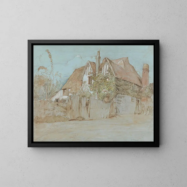 Cottage de lierre à Shoreham - Samuel Palmer — ingelijst kunstwerk aan de muur