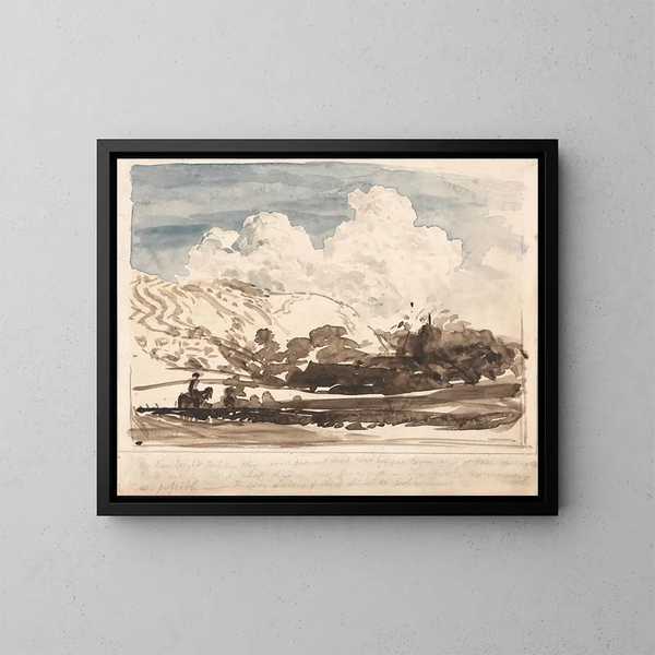 De Lichtende Wolk - Samuel Palmer — ingelijst kunstwerk aan de muur
