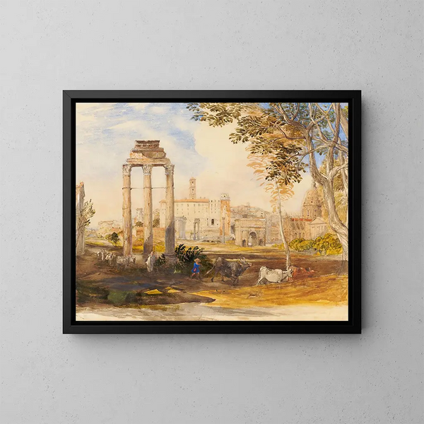 Le Forum romain - Samuel Palmer — ingelijst kunstwerk aan de muur